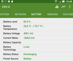 Смартфон Asus Zenfone 3 Ultra - батарея (аккумулятор)