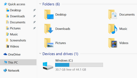 Объем дисковой памяти в планшете Chuwi Hibook под windows 10
