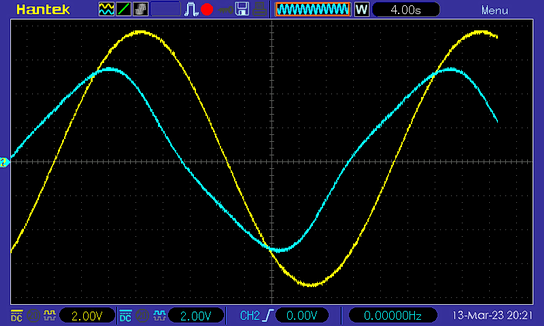 Искажения при передаче сигнала через керамический конденсатор