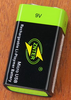 Обзор: Литий-ионный аккумулятор на 9 V с Aliexpress для замены батарейки "Крона"