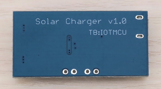 Контроллер солнечной батареи - обратная сторона