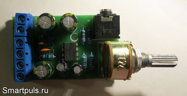 Тест и обзор усилителя мощности звуковой частоты на микросхеме TDA2822M (для наушников)