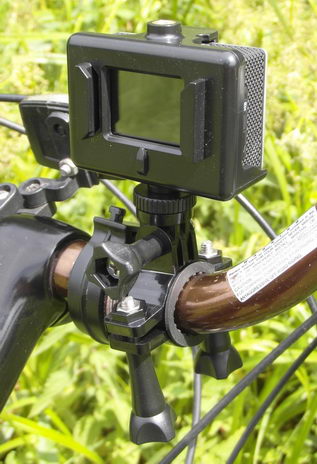 Крепление экшн-камеры Gmini MagicEye HDS4000 на руль велосипеда