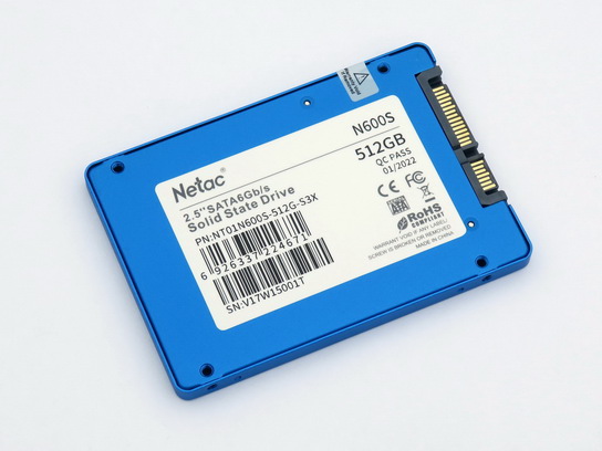 Твердотельный накопитель (SSD) Netac N600S 512 ГБ SATA NT01N600S-512G-S3X - обзор