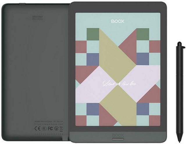 электронная книга с цветным экраном - ONYX BOOX Nova 3 Color
