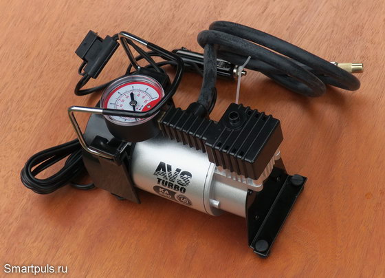 Электрический автомобильный компрессор (насос) AVS-KA580 (тест и обзор)