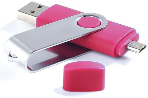 USB флешка с разъемами USB и micro-USB