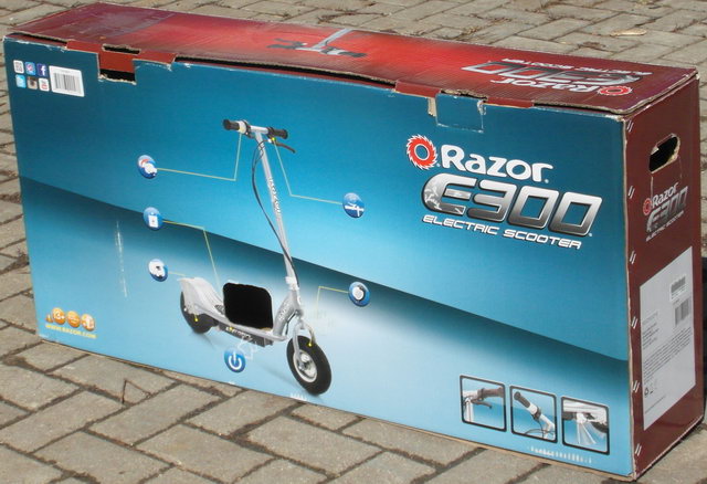 Упаковка электросамоката Razor E300