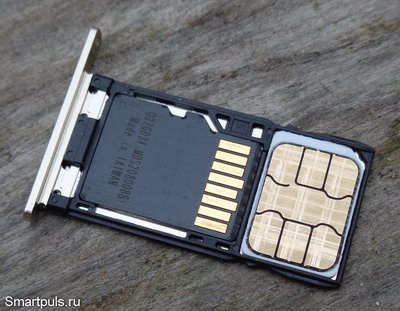 лоток для СИМ-ок и карты памяти смартфона Oukitel K3