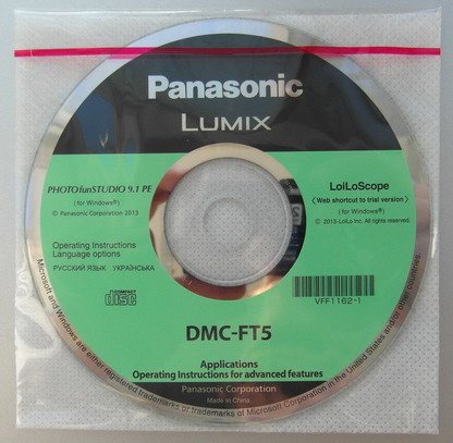 CD Panasonic Lumix DMC-FT5