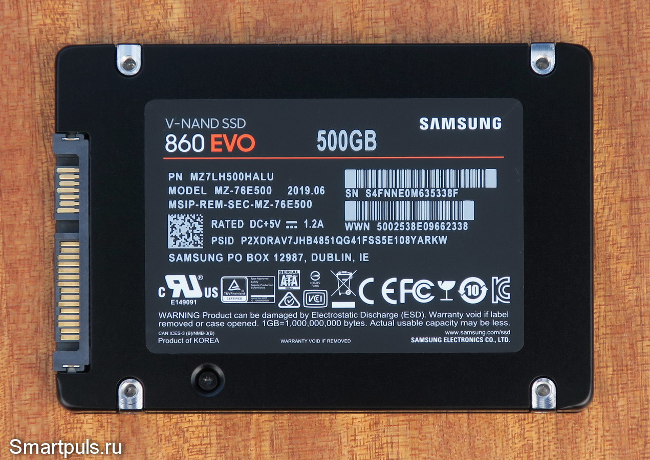 Ssd 2.5 Samsung Evo Mz 76e500bw
