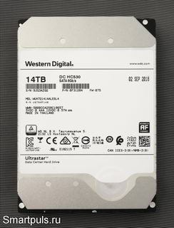 Жесткий диск Western Digital Ultrastar DC HC530 14 TB (WUH721414ALE6L4) - терабайт много не бывает!