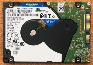 Обзор: Жесткий диск Western Digital 2.5" WD Blue Mobile 2 TB (WD20SPZX) - отличный друг маленьких компьютеров