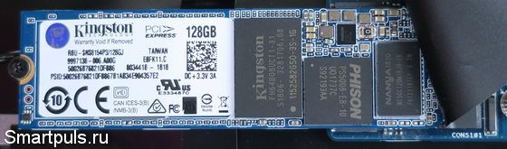 Твердотельный жесткий диск (SSD) ноутбука ASUS TUF Gaming FX705GD типа kingston-rbu-sns8154p3/128gj