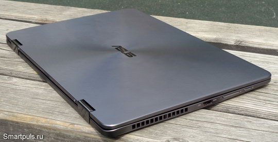 Тест и обзор ноутбука-трансформера ASUS ZenBook Flip UX461UN - вид слева