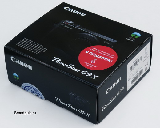 Упаковка фотоаппарата Canon G9 X
