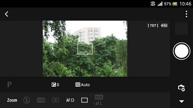 Приложение Canon Camera Connect для Android - режим управления фотосъемкой