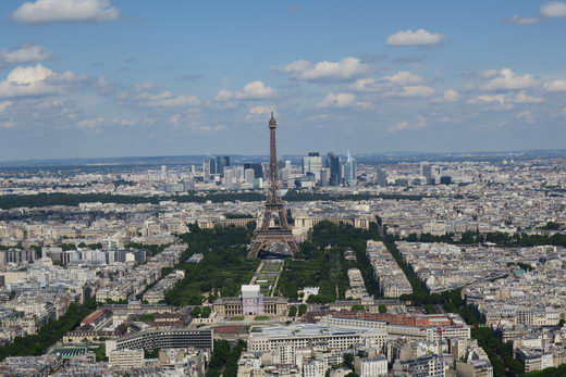 Вид на Эйфелеву башню с небоскреба Монпарнас (тест и обзор камеры Canon G9 X)