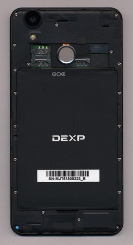 Телефон (смартфон) DEXP Ixion MS155 Coil в открытом виде