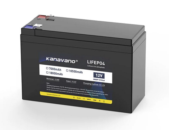 литий-железо-фосфатный аккумулятор (LiFePO4) Kanavano для ИБП