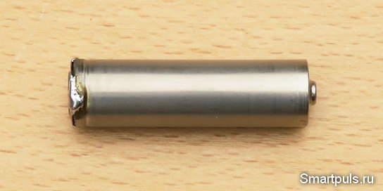 Болванка с коротким замыканием вместо батарейки