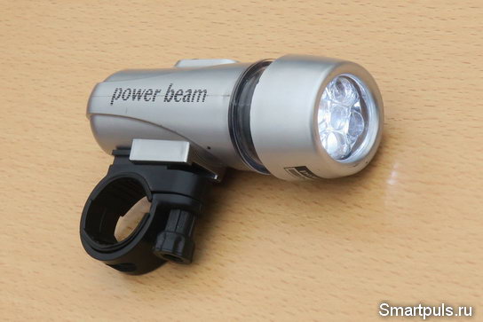 Литиевый аккумулятор вместо батареек в велофонаре