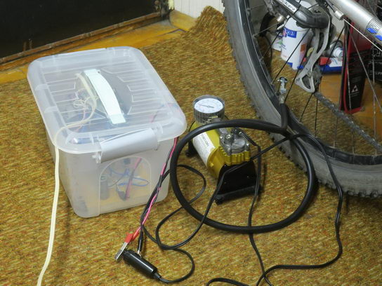 Питание автомобильного компрессора от сети 220 В