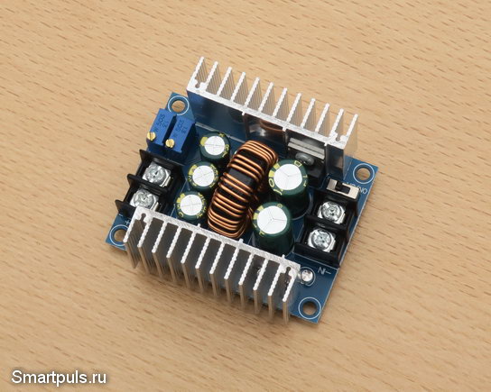 Мощный понижающий DC-DC преобразователь с синхронным выпрямлением - тест и обзор