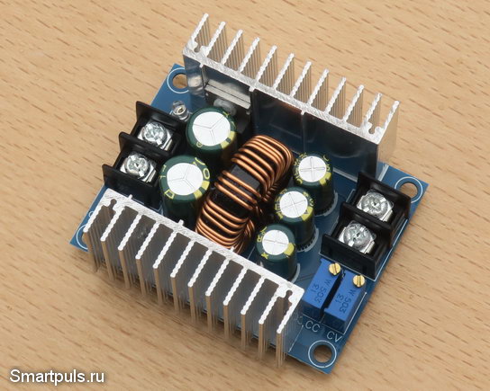 Мощный понижающий DC-DC преобразователь с синхронным выпрямлением - конструкция