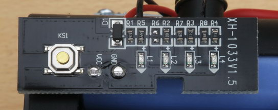 Плата индикатора уровня заряда в аккумуляторе Makita