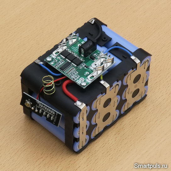 Внутреннее устройство аккумулятора Макита