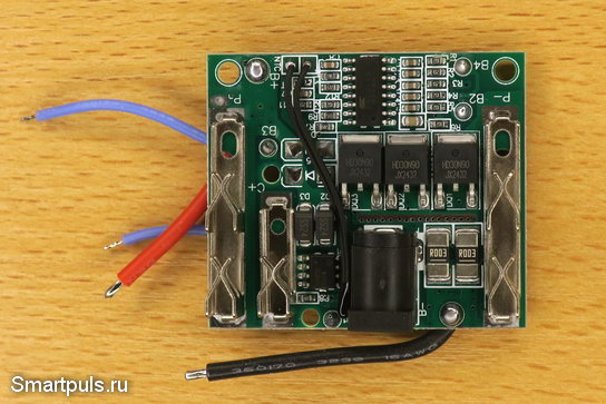 плата балансировки и защиты для аккумулятора Makita на 5 ячеек 18650