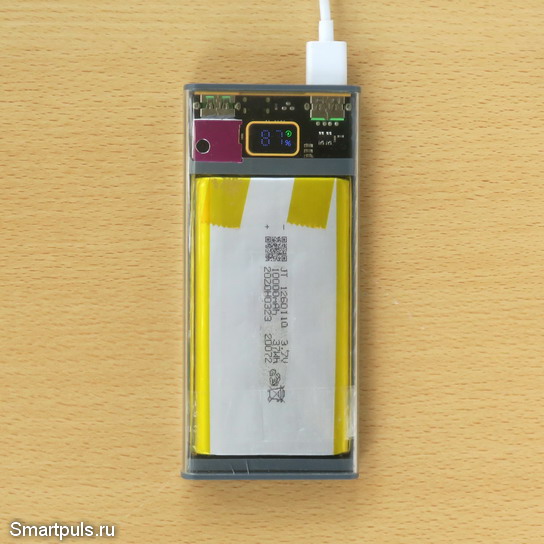 Power bank QC своими руками, вид сверху
