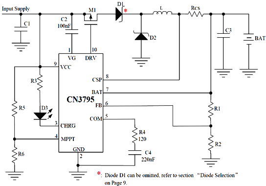 Схема MPPT контроллера для солнечной батареи
