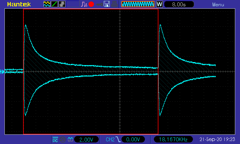 АЧХ усилителя 10 Гц - 40 кГц, тембры - в минимальном положении