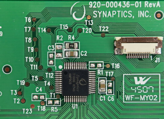 Тачпад Synaptics на чипе T1006