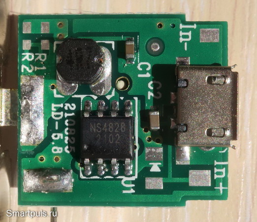 Контроллер power bank на чипе ns4828
