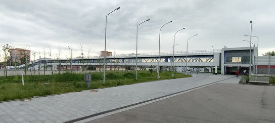 Пешеходный мост через МЦК в Богородском (ВАО, Москва)