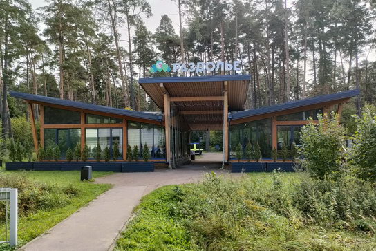 Вход в парк Раздолье (Одинцовский район Московской обл.)