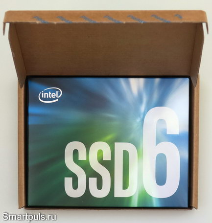 Упаковка накопителя SSD Intel SSDPEKNW512G8X1 на 512 ГБ