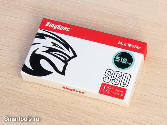 Упаковка SSD Kingspec NVMe PCIe NX-512