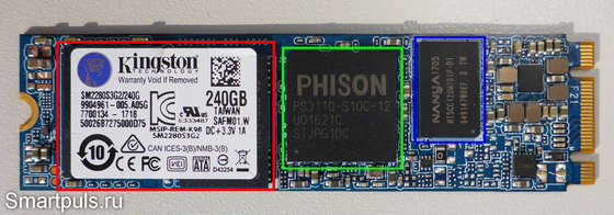 Тест и обзор твердотельного накопителя (SSD) Kingston SM2280S3G2/240G (240 Gb)
