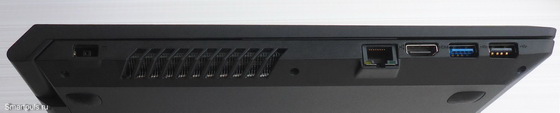 Ноутбук lenovo v100-15isk - вид слева