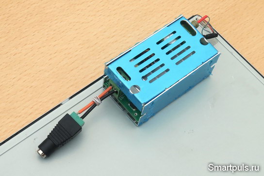 Подключение DC-DC преобразователя к системе подсветки экрана при переделке в светильник
