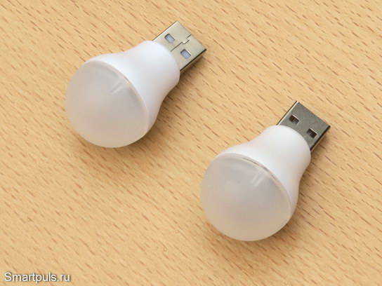 Светодиодная лампа с цоколем USB