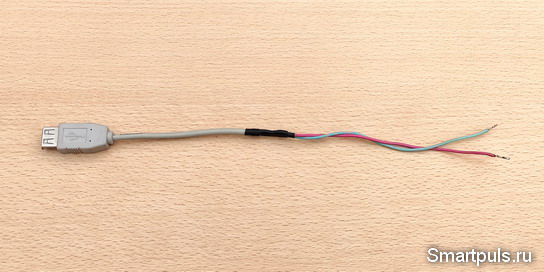USB-переходник для питания кольцевого светильника