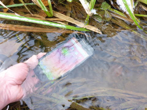 Тестовое погружение защищенного смартфона Nomu S30 в воду