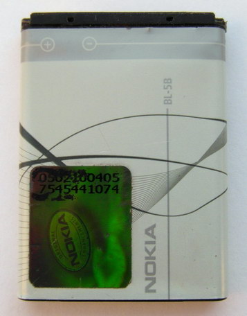 Литий-ионный (li-ion) аккумулятор для смартфонов nokia bl-5b