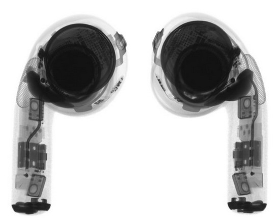 Наушники AirPods Pro под рентгеном