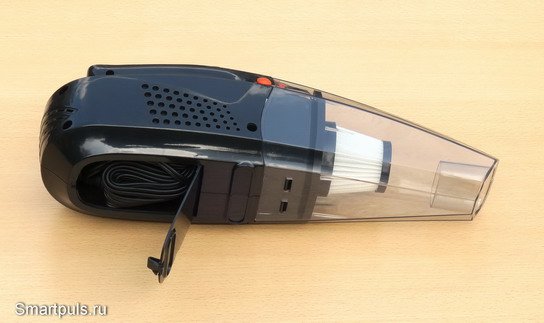 Автомобильный пылесос Classmark - отсек для кабеля питания